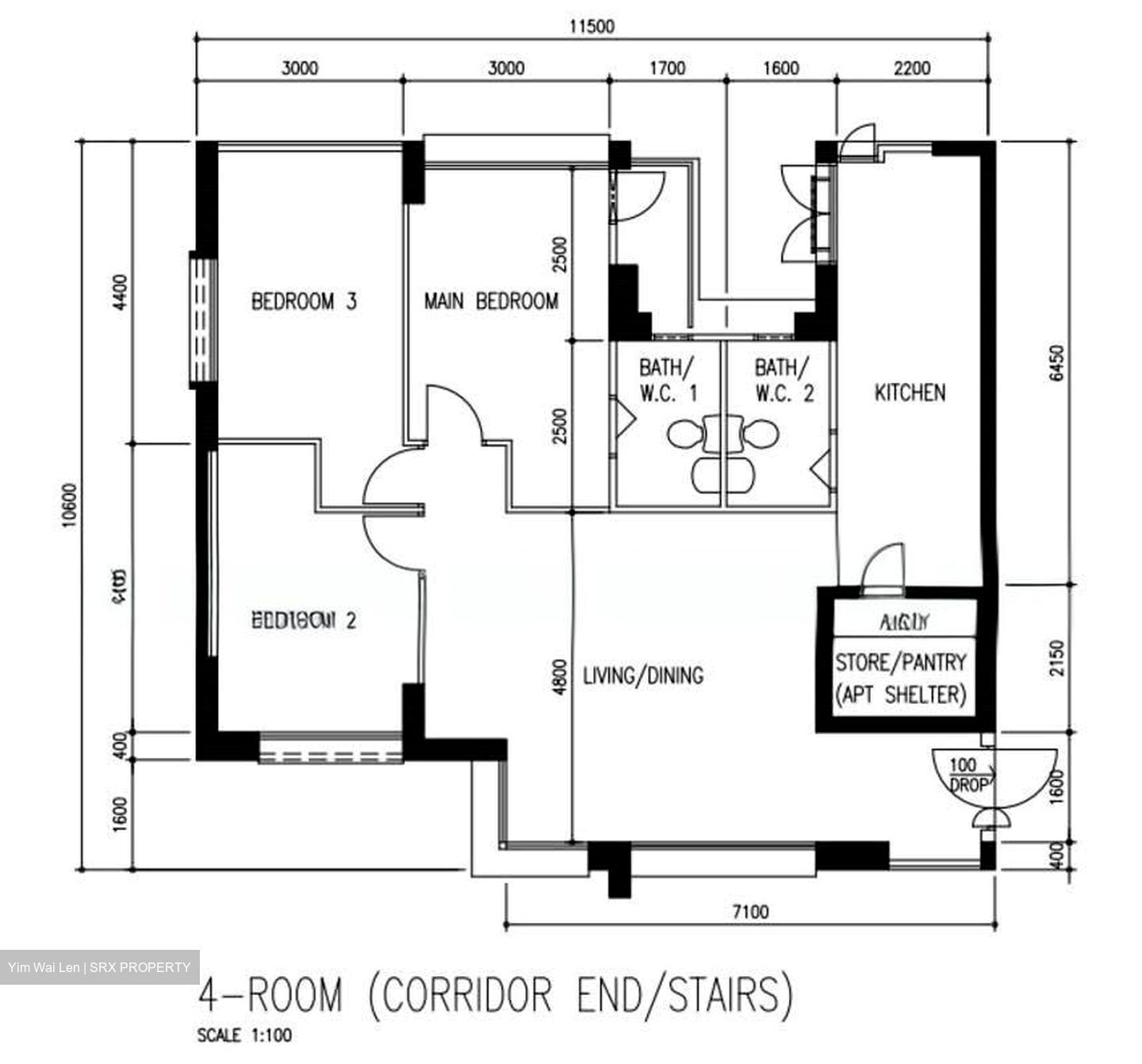 Blk 141 Lorong 2 Toa Payoh (Toa Payoh), HDB 4 Rooms #572263371